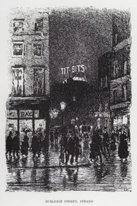 Burleigh Street, Strand von Joseph (after) Pennell