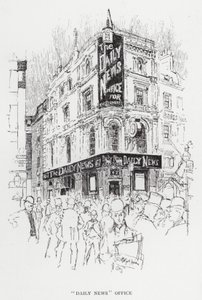 "Daily News" Büro von Joseph (after) Pennell