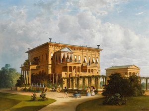Der Sommerpalast des Herzogs von Leuchtenberg in Sergievka, 1873 von Joseph Andreas Weiss