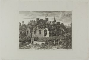 Aquädukt unterhalb des Klosters St. Bonaventura in Rom, Platte zehn aus Die Römischen Ansichten