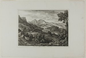 Schloss von Saint Stephan von Mezzo und Canturano von Joseph Anton Koch