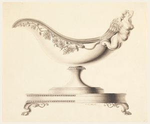 Entwurf für eine Sauciere von Joseph Anton Seethaler Ii