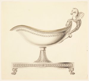 Aufriss einer Sauciere von Joseph Anton Seethaler Ii