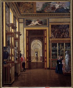 Der Schmucksaal im Louvre und die Enfilade der Säle Charles X.