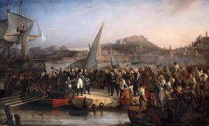Napoleon verlässt die Insel Elba am 26. Februar 1815