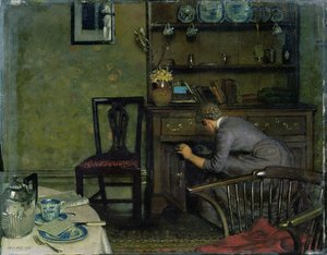 Der Junggesellen-Frühstückstisch von Joseph Benwell Clark