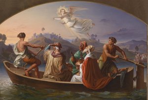 Die Heiligen Drei Könige auf dem Weg nach Bethlehem