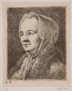 Brustbild einer mittelalten Frau von Joseph Brecheisen