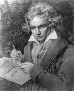 Ludwig van Beethoven komponiert seine 