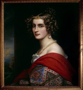 Porträt von Amalie von Schintling von Joseph Carl Stieler
