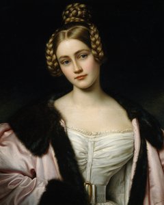 Porträt von Caroline Gräfin Holnstein (1815-59)