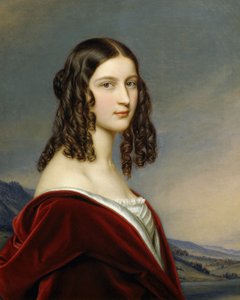 Porträt von Friederike Von Freiin Gumppenberg von Joseph Carl Stieler