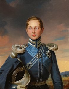 Porträt des Zarewitsch Alexander Nikolajewitsch von Russland 1818-1881 von Joseph Carl Stieler