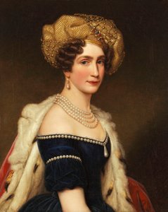 Prinzessin Augusta von Bayern (1788-1851), Herzogin von Leuchtenberg, um 1825 von Joseph Carl Stieler