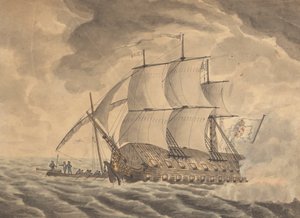 Dschunken-Schiff gegen Gibraltar eingesetzt..Einzelnes Dschunken-Schiff