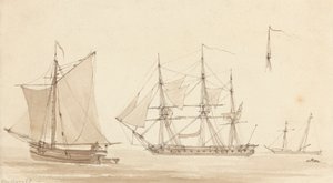 Schoner, Korvette und Fischkutter von Joseph Cartwright
