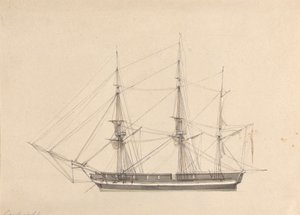 Seitenansicht einer einzelnen Bark von Joseph Cartwright