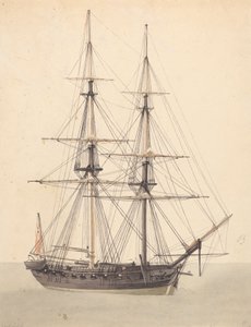 Einzelkorvette. Bug vorwärts von Joseph Cartwright