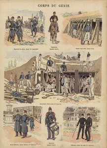 Militäringenieure der französischen Armee von Joseph Charles (after) Beuzon
