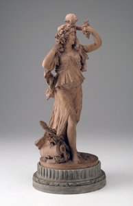 Bacchantin trägt ein Kind auf ihren Schultern, ca. 1780-1796 von Joseph Charles Marin