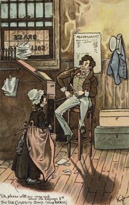 Szene aus The Old Curiosity Shop, von Charles Dickens von Joseph Clayton (1856 1937) (after) Clarke