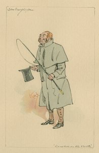 John Peerybingle - Die Grille am Herd, um 1920er Jahre von Joseph Clayton Clarke