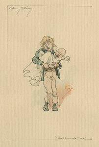 Johnny Tellerby - Der Geistermann und das Abkommen des Geistes, um 1920er von Joseph Clayton Clarke