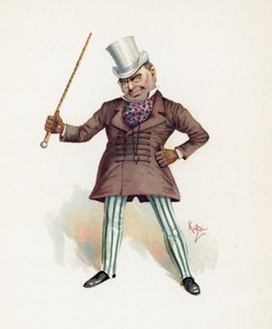 Major Bagstock, Illustration aus 
