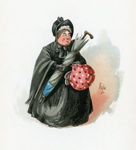 Mrs Gamp, Illustration aus 