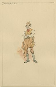 Simon Tappertit, ca. 1920er Jahre von Joseph Clayton Clarke