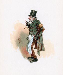 Trotty Veck, Illustration aus 