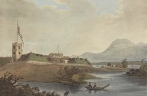 Fort Marlborough, Benkulen, Sumatra, 1799 von Joseph Constantine Stadler