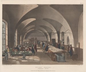 Stempelamt, Somerset House, 1. Juli 1809 von Joseph Constantine Stadler