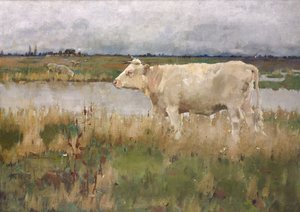Eine Weide in Lincolnshire, ca. 1882-3 von Joseph Crawhall