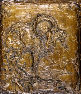 Kamel- und Steinbockplaketten (Bronze) von Joseph Crawhall