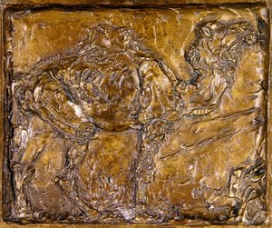 Kamel- und Steinbockplaketten (Bronze) von Joseph Crawhall