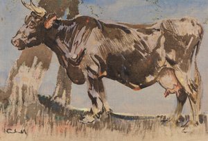 Die alte Kuh von Joseph Crawhall