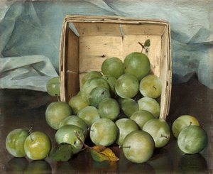 Grüne Pflaumen, um 1885