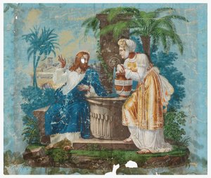 Christus und die Frau von Samaria von Joseph Dufour et Cie.