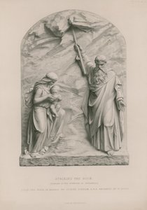 Moses schlägt den Felsen von Joseph Durham