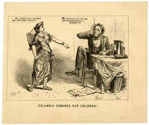 Columbia fordert ihre Kinder, 1864