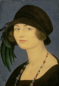 Porträt von Jocelyne Verney Gaskin, 1924