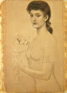 Studie für eine Schale mit Obst von Joseph Edward Southall