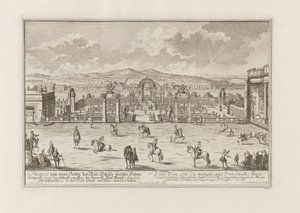 Reitschule von Graf Paar in Wien, 1719 von Joseph Emanuel Fischer von Erlach