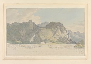 Lodore Rocks -- Wasserfall & Hütte