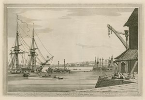 Blick auf Greenwich vom Deptford Yard