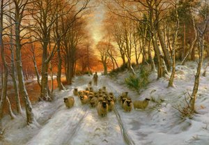 Glühte mit den Farben der Abendstunden