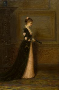 Porträt einer Dame von Joseph Farquharson