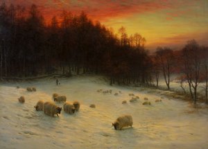 Wenn der Westen im Abendglanz erstrahlt, ausgestellt 1910