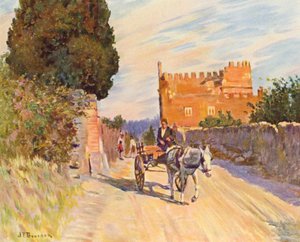 Rom: Grabmal der Caecilia Metella von Joseph Felix Bouchor